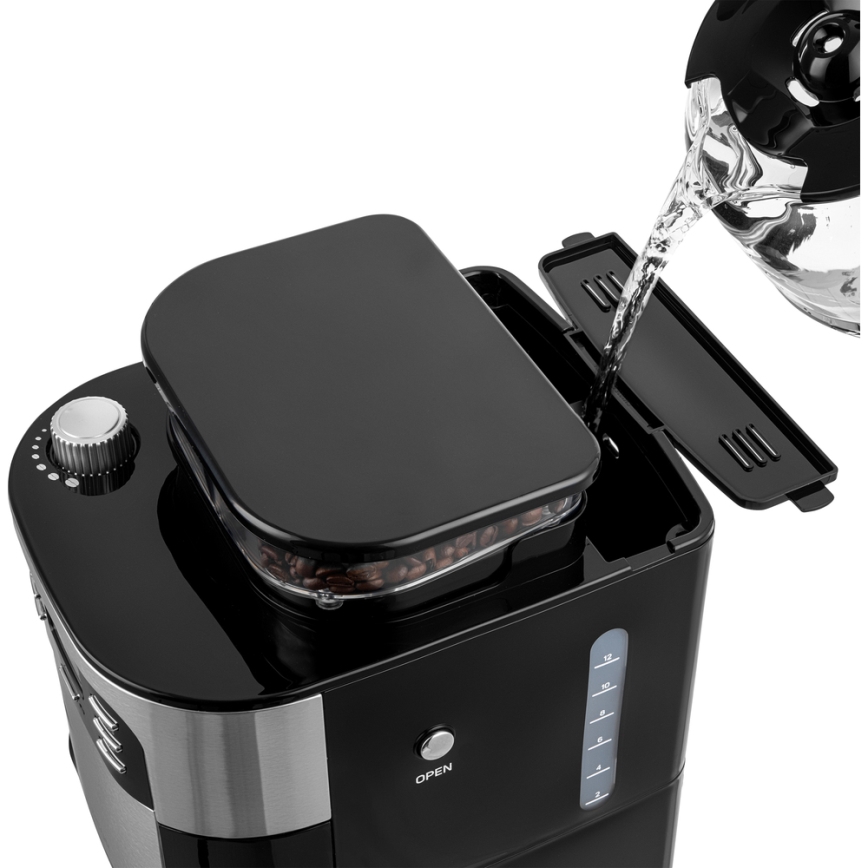Sencor - Caffettiera a goccia 1,5 l con display LCD 900W/230V