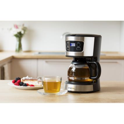 Sencor - Caffettiera a goccia con display LCD 700W/230V