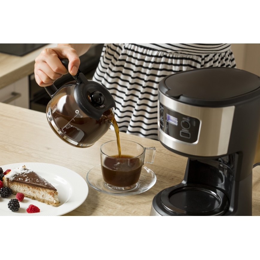 Sencor - Caffettiera a goccia con display LCD 700W/230V
