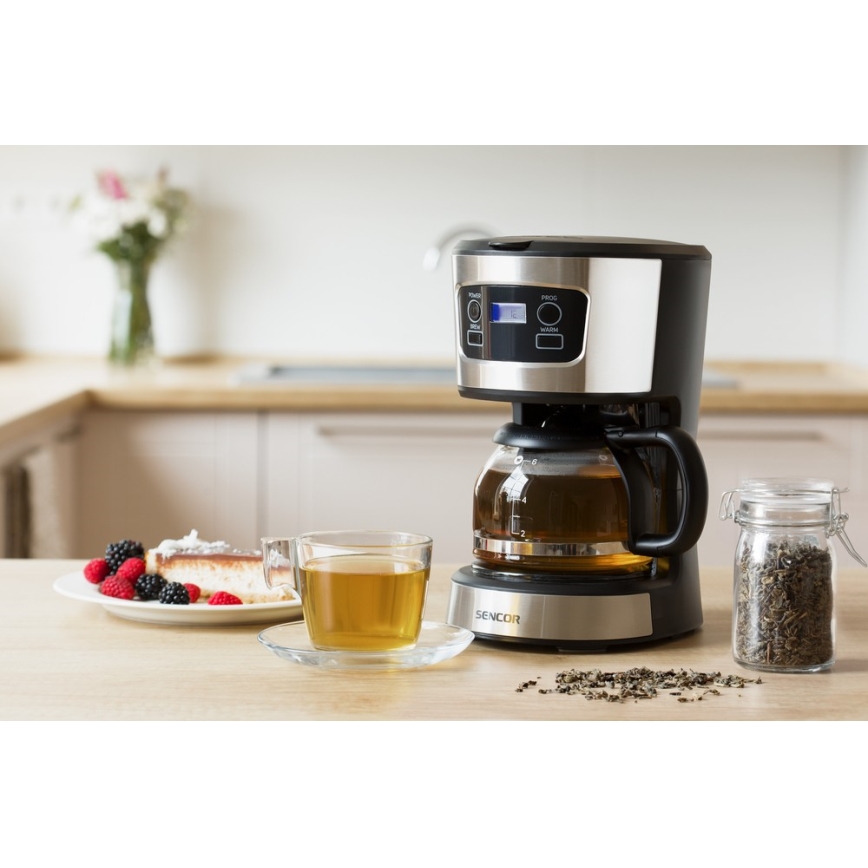 Sencor - Caffettiera a goccia con display LCD 700W/230V