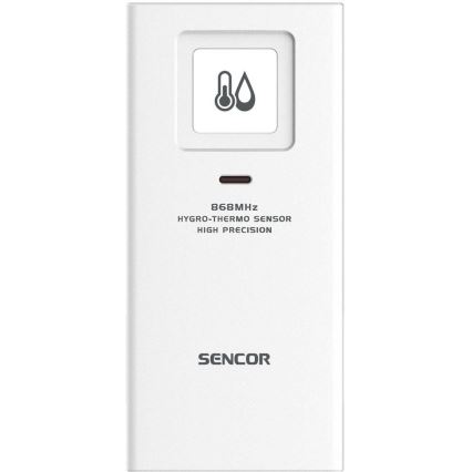 Sencor - Capteur extérieur pour stations météo, fonctionne avec 2 piles AA