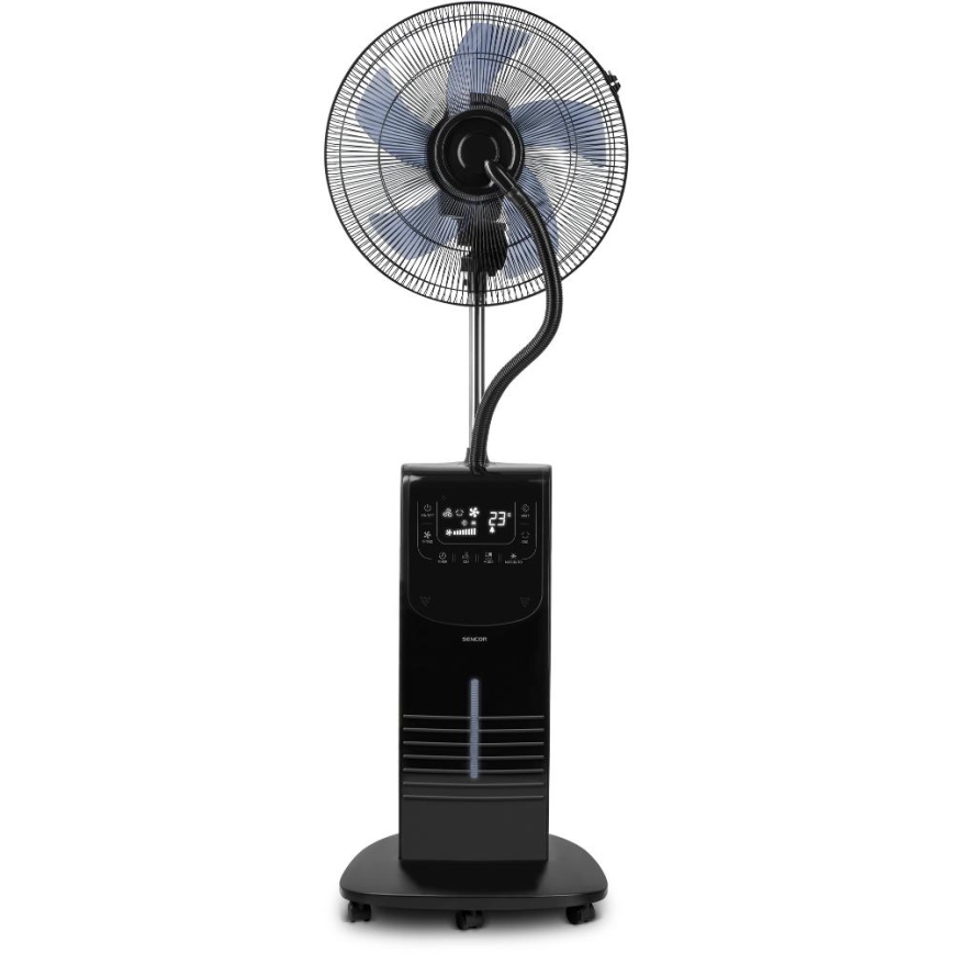 Sencor - Condizionatore con uno spruzzatore d'acqua 90W/230V nero + telecomando