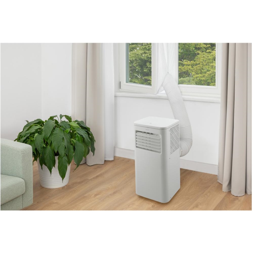 Sencor - Condizionatore d'aria mobile Smart 3in1 comprensivo di accessori completi 760W/230V 7000BTU Wi-Fi + telecomando
