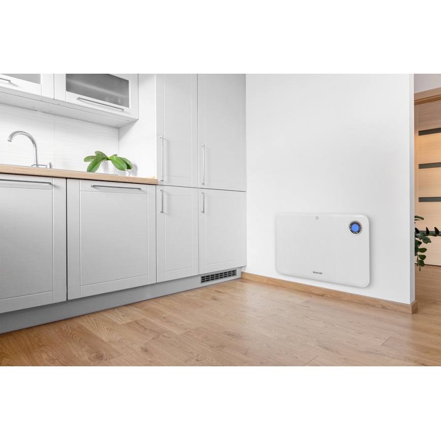 Sencor - Convecteur avec écran LCD et thermostat 750W/1500W/230V IP24