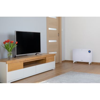 Sencor - Convecteur avec écran LCD et thermostat 750W/1500W/230V IP24