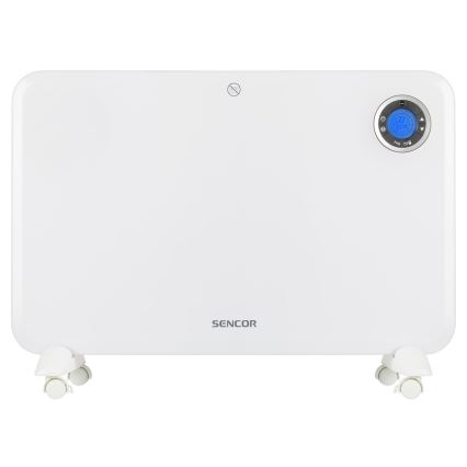Sencor - Convecteur avec écran LCD et thermostat 750W/1500W/230V IP24
