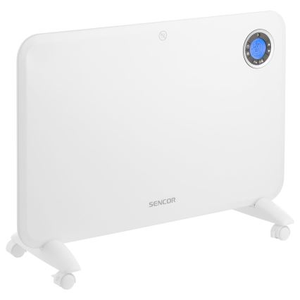 Sencor - Convecteur avec écran LCD et thermostat 750W/1500W/230V IP24