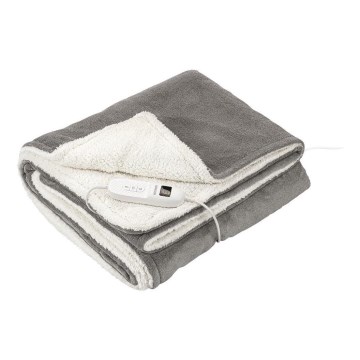 Sencor - Couverture chauffante électrique 160W/230V 180x130 cm grise