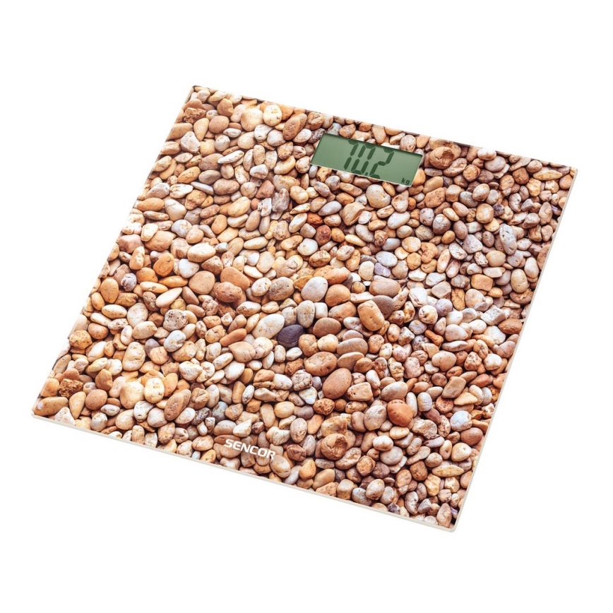 Sencor - Digitale Personenwaage mit LCD-Anzeige 1xCR2032