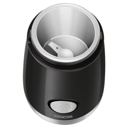 Sencor - Elektrische Kaffeemühle 60 g 150W/230V schwarz/matt Chrom
