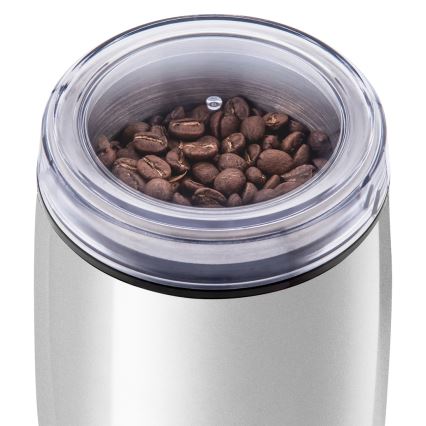 Sencor - Elektrische Kaffeemühle 60 g 150W/230V weiß/matt Chrom