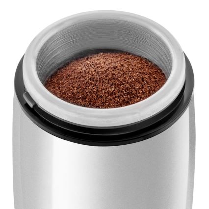 Sencor - Elektrische Kaffeemühle 60 g 150W/230V weiß/matt Chrom