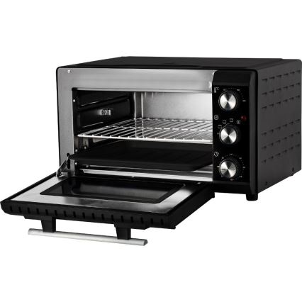 Sencor - Elektrischer Ofen 20 l 1650W/230V schwarz