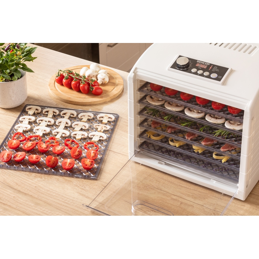Sencor - Essiccatore per alimenti 500W/230V bianco