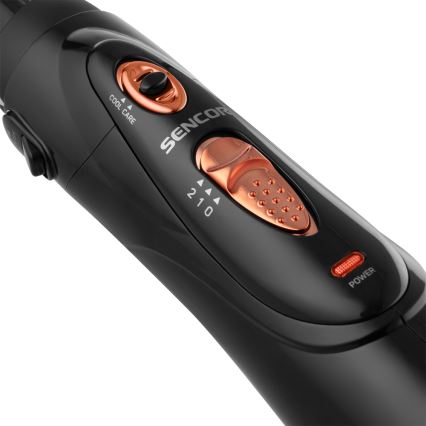 Sencor - Fer à friser à air chaud avec un jeu d'accessoires 1000W/230V