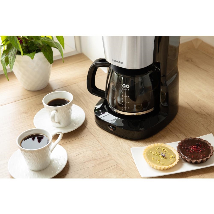 Sencor - Filterkaffeemaschine 1,25 l 1000W/230V