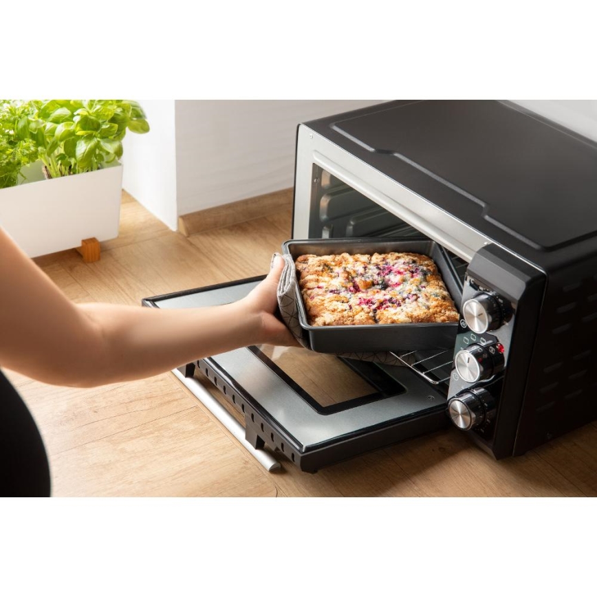 Sencor - Four électrique 20 l 1650W/230V noir