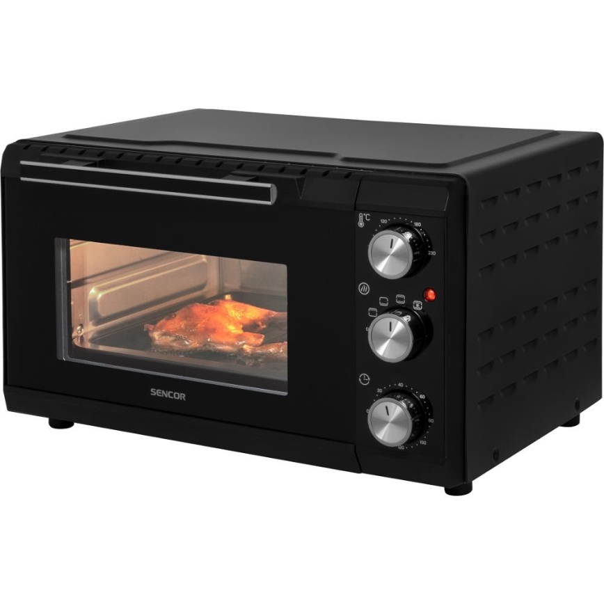 Sencor - Four électrique 20 l 1650W/230V noir