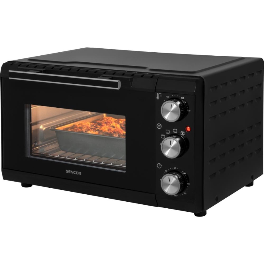 Sencor - Four électrique 20 l 1650W/230V noir