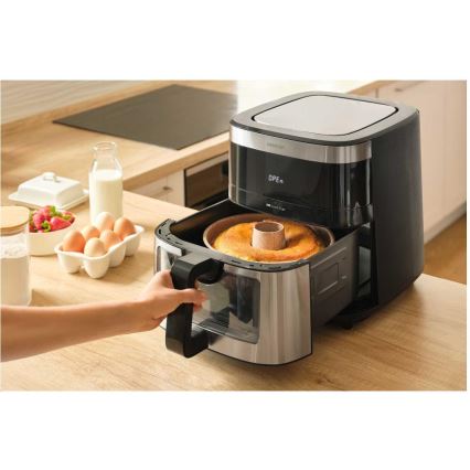 Sencor - Friggitrice ad aria calda 9 l 1700W/230V nero/cromo opaco