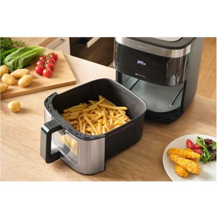 Sencor - Friggitrice ad aria calda 9 l 1700W/230V nero/cromo opaco