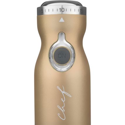 Sencor - Frullatore a immersione 4in1 1200W/230V acciaio inox/oro