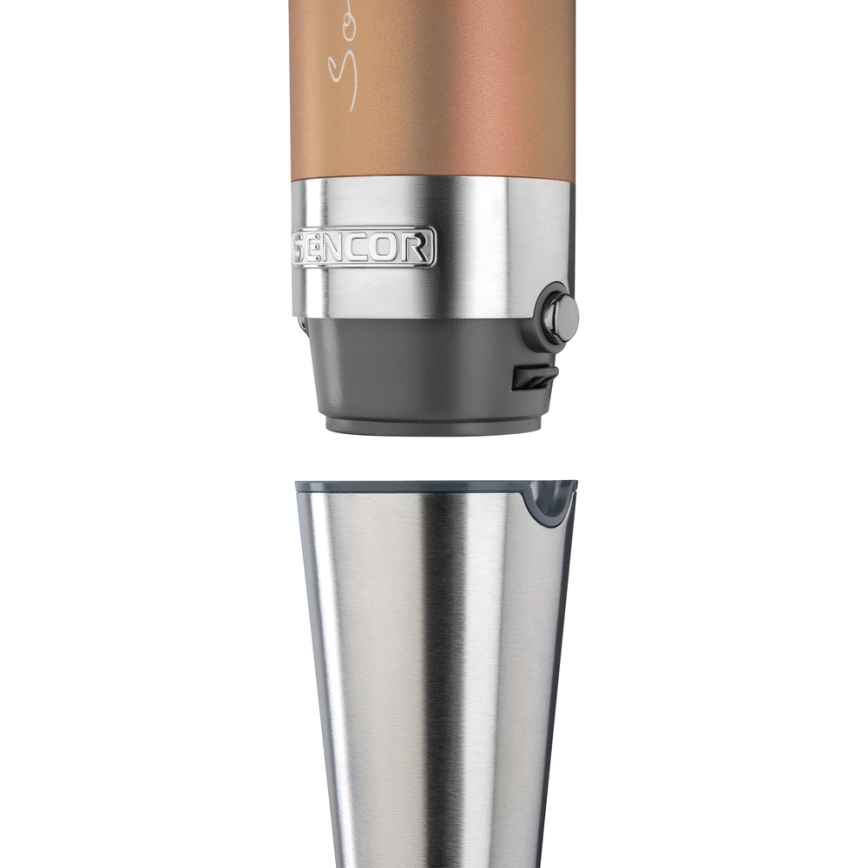Sencor - Frullatore a immersione 4in1 1200W/230V acciaio inox/rame
