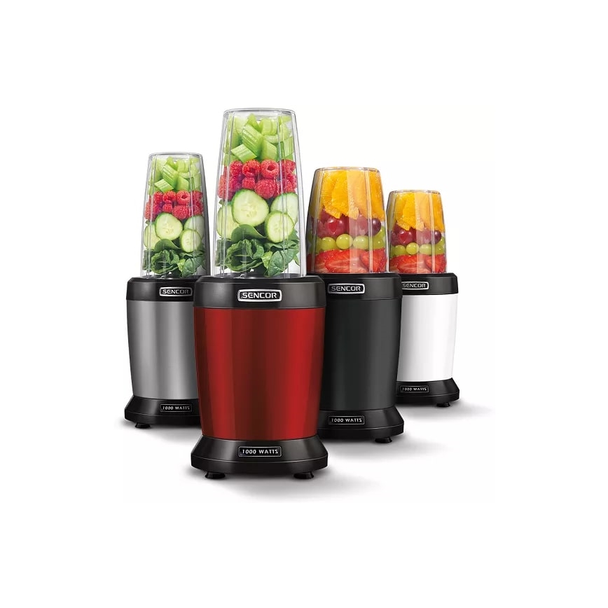Sencor - Frullatore per frullati nutri 1000W/230V argento