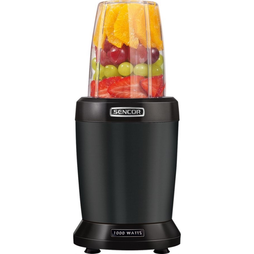 Sencor - Frullatore per frullati nutri 1000W/230V nero