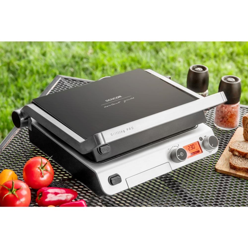 Sencor - Griglia a contatto 2000W/230V