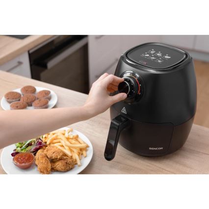 Sencor - Heißluftfritteuse 3,5 l 1300W/230V schwarz
