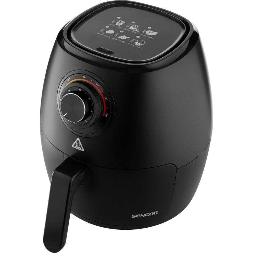 Sencor - Heißluftfritteuse 3,5 l 1300W/230V schwarz