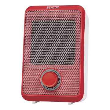 Sencor - Heizlüfter 600 W/230 V rot/weiß
