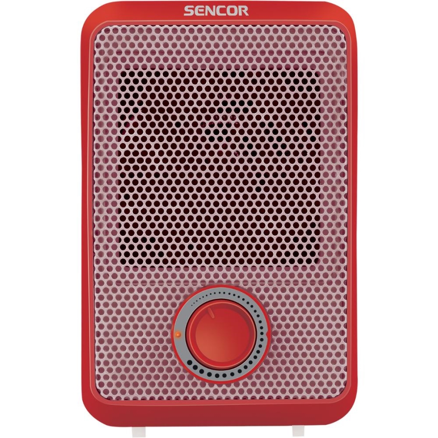Sencor - Heizlüfter 600 W/230 V rot/weiß