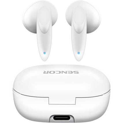 Sencor - Kabellose Kopfhörer IPX4 weiß