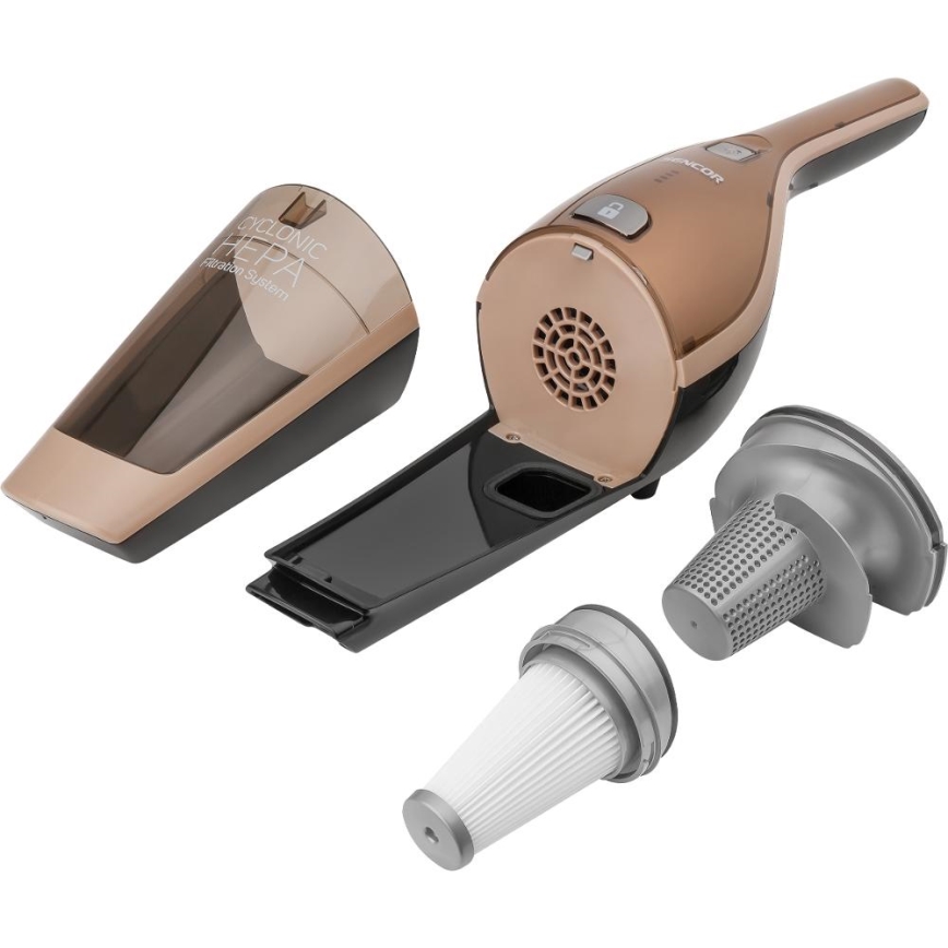 Sencor - Kabelloser 2-in-1 Stielstaubsauger 100W/2000 mAh beige