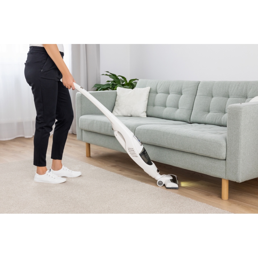 Sencor - Kabelloser Stabstaubsauger 2in1 mit elektrischer Bürste 2200 mAh