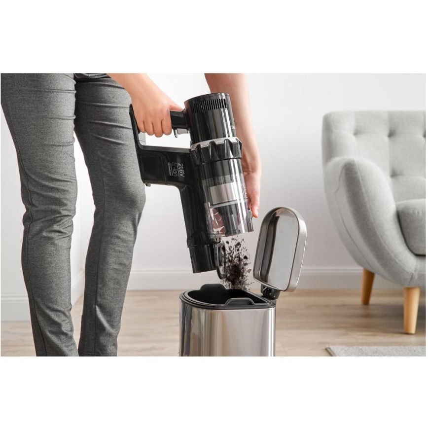 Sencor - Kabelloser Stielstaubsauger 2in1 250W/2200 mAh schwarz