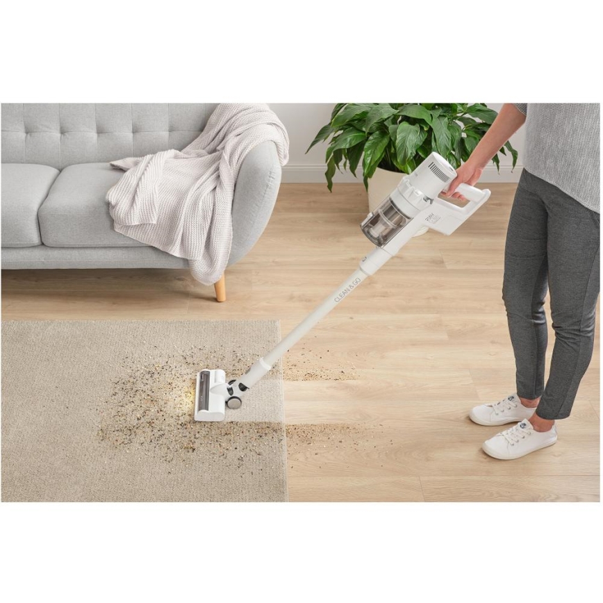 Sencor - Kabelloser Stielstaubsauger 2in1 250W/2200 mAh weiß