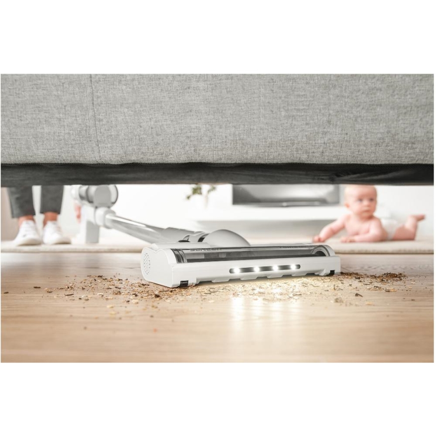 Sencor - Kabelloser Stielstaubsauger 2in1 250W/2200 mAh weiß