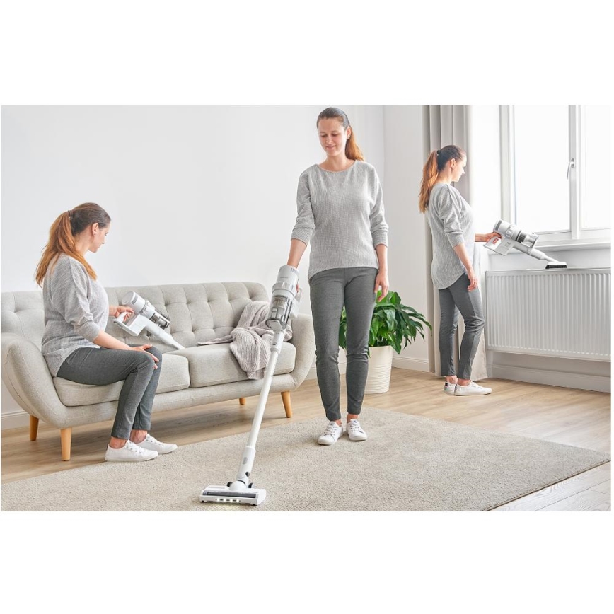 Sencor - Kabelloser Stielstaubsauger 2in1 250W/2200 mAh weiß