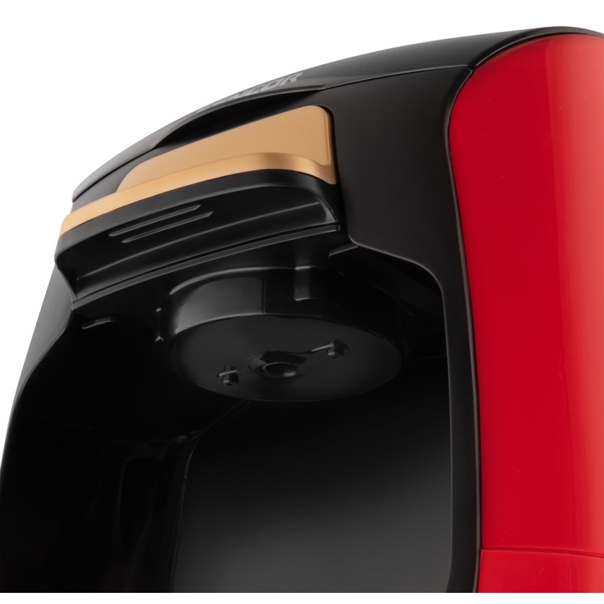 Sencor - Kaffeemaschine mit zwei Tassen 500W/230V rot/schwarz