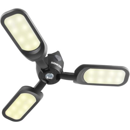 Sencor - Lanterna da campeggio ricaricabile a LED con pannello solare LED/3W/1600 mAh IPX4