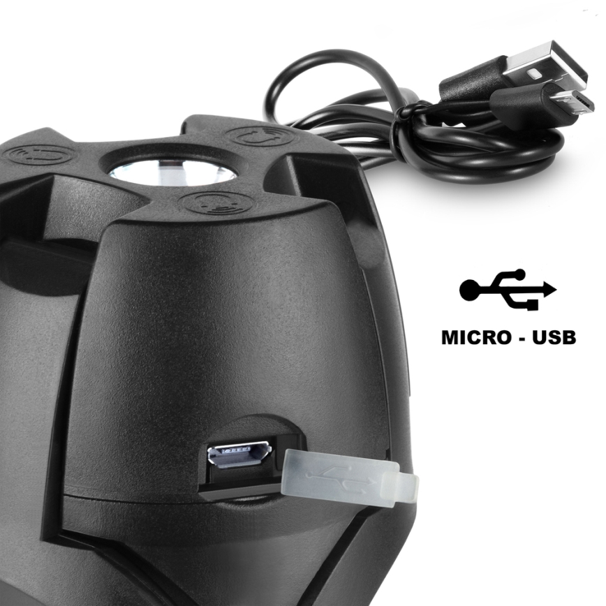 Sencor - Lanterna da campeggio ricaricabile a LED con pannello solare LED/3W/1600 mAh IPX4