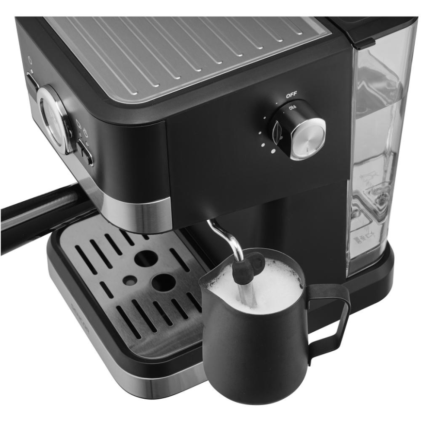 Sencor - Machine à espresso à levier 1050W/230V noir/chrome mat