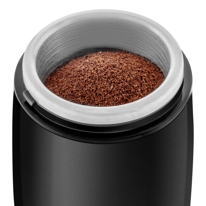 Sencor - Macinacaffè elettrico in grani 60 g 150W/230V nero/cromo opaco