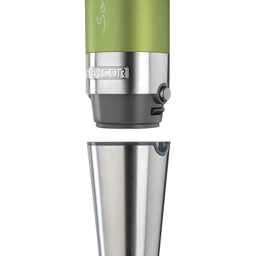Sencor - Mixeur plongeant 4in1 1200W/230V acier inoxydable/vert