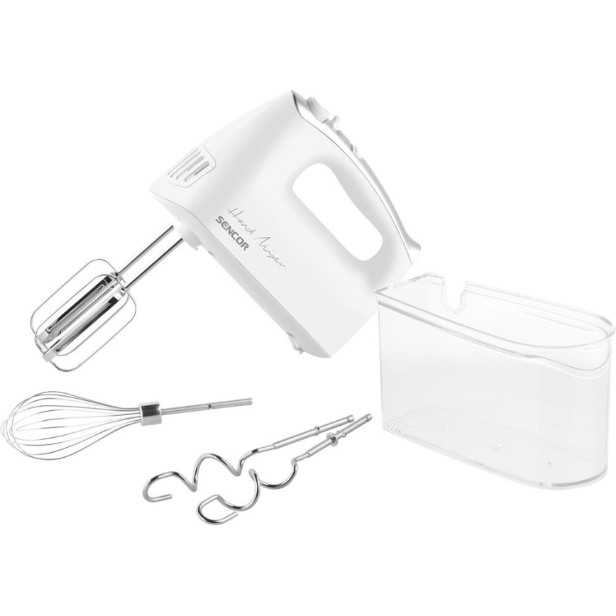 Sencor - Mixeur plongeant avec accessoires 500W/230V blanc