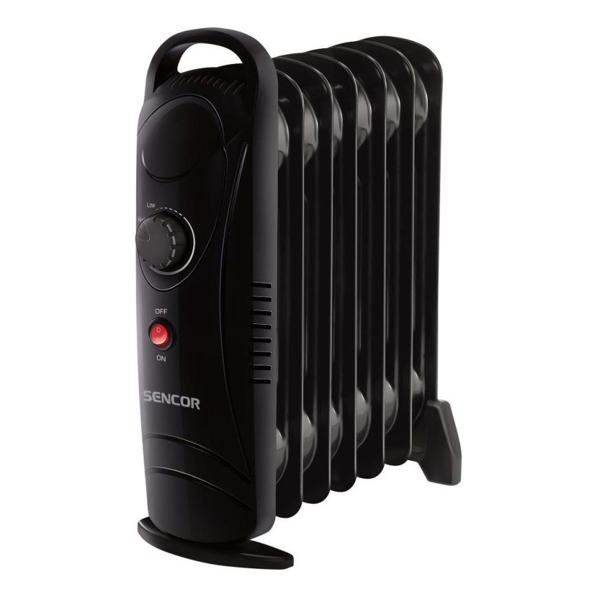 Sencor - Ölradiator mit 7 Rippen 700W/230V schwarz
