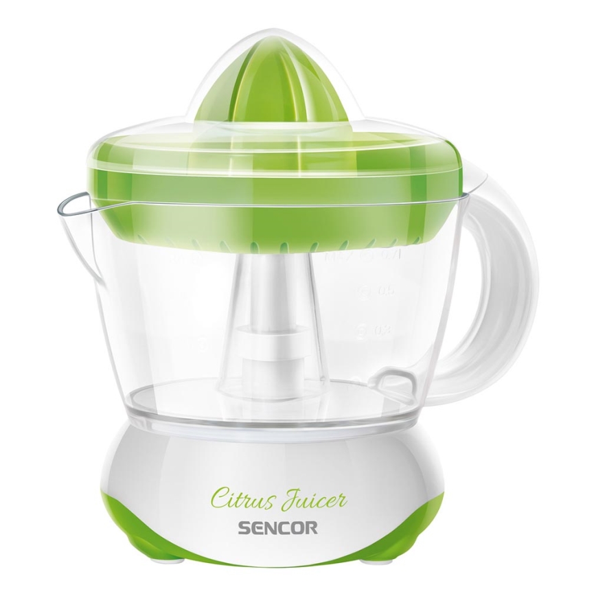 Sencor - Presse citron électrique 0,7 l 40W/230V blanc/vert